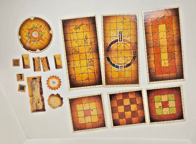 Games Workshop Advanced HeroQuest boardgame Map Tiles and Tokens