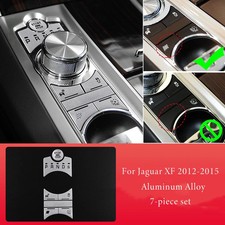 Passend für Jaguar XF 2012–2015 Schaltregler-Tastenblenden Silber