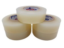 Clear Hockey Tape. Shin Pad Sock Tape, Rips Easily, 5 Pack. SportsTape - Hock...