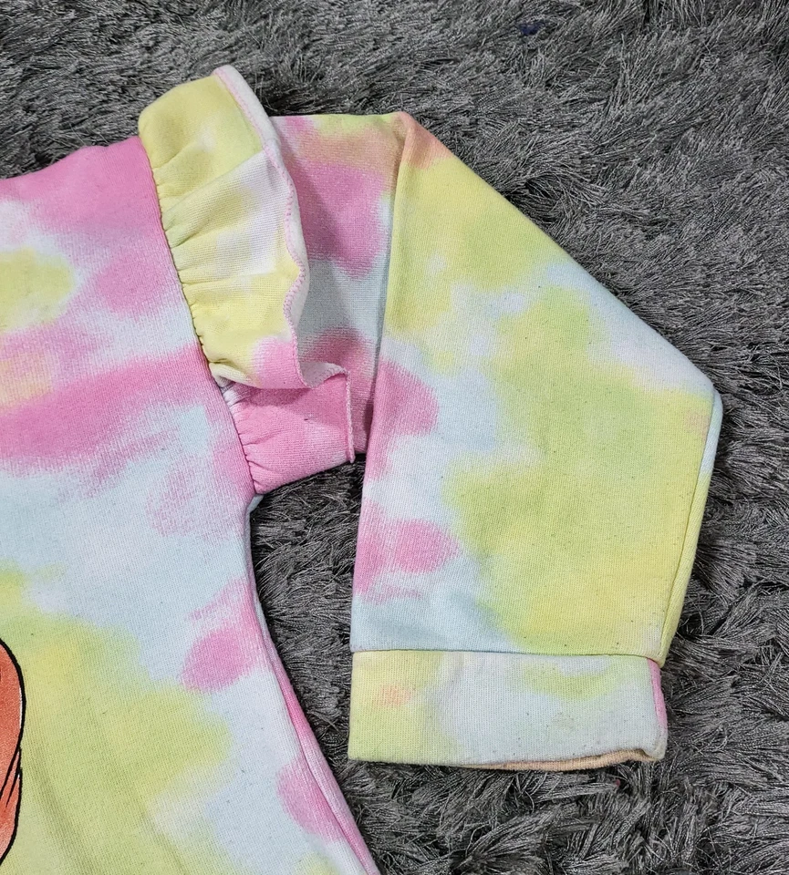 Moletom Disney Princesa A Pequena Sereia Meninas 14-16 Rosa Ariel Linguado - Imagem 4 de 4