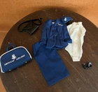 Vintage 1960s Mattel #984 American Airline Stewardess Barbie Doll Outfit Tagged