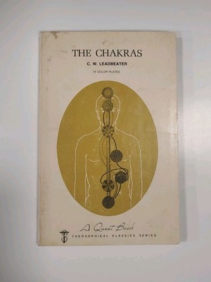 The Chakras C.W. Leadbeater 10 Color Plates Paperback 1972 Theophysical Society 