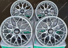 19 Zoll Silber SGN Alufelgen passend für Cadilac BLS Fiat 500x Croma Saab 9-3 9-5 5x110