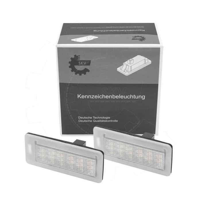 Éclairage Feu LED Immatriculation Opel Combo Fiat Doblo 12V