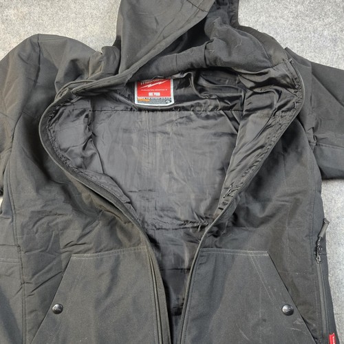 Milwaukee Jacket Mens Large Black M12 Heated Gear Coat Hooded Midweight +READ+ - Picture 10 of 19