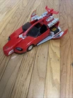 Vtg 1997 Bandai MMPR Power Rangers Turbo Red Ranger Lightning Cruiser Car