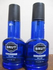 75  full BRUT BLUE by Idelle Labs 1 oz cologne spray for men