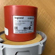 Legrand INDUSTRIAL POWER PLUG 63A 415V 3P+N+E IP67 Cable Mount RED 5 555 29