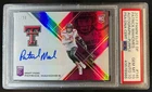 2017 Elite Draft Picks Patrick Mahomes II Auto RC Purple #21/50 PSA 10