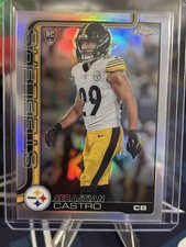 Sebastian Castro RC #370 Rookie Refractor 2025 Topps Chrome Football