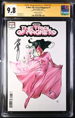 X-Men: Trial of Magneto #1 Peach Momoko Cover CGC 9.8 - Signed