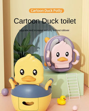 Kids Potty Training Seat with Backrest, Ergonomic Toilet Chair for Boys Girls