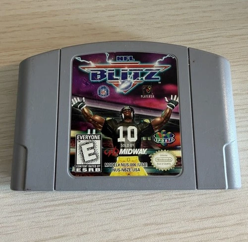 NFL Blitz Nintendo 64 N64 Cart, Great Condition