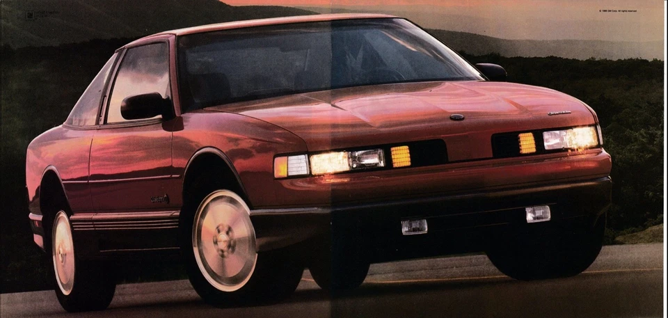 88-91 OEM Oldsmobile Cutlass Supreme conjunto de lámpara de luz de esquina delantera derecha R DV Foto 3 de 4