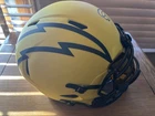 Oronde Gadsden II Autographed Los Angeles Chargers Helmet Beckett Authenticated