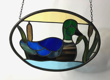Tiffanytechnik / Déco Object Kaczka /wykonana z 32 części / BoSi Art od 1990 roku