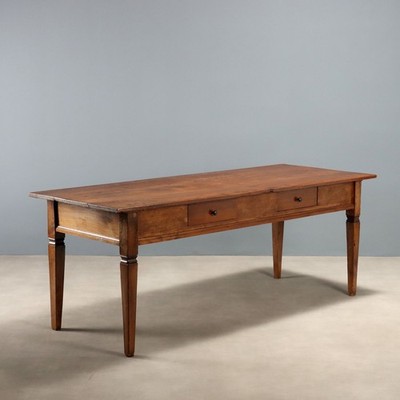 Antiker Directoire Tisch Walnuss Italien des XIX Jhs Originell 