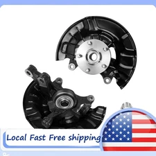 2Pcs Front Wheel Bearing Hub Knuckle Assy for 14-18 Toyota Corolla 1.8L .