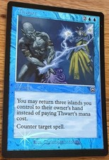 Magic The Gathering 1999 MTG Thwart Mercadian Masques FOIL Uncommon 108/350 NM