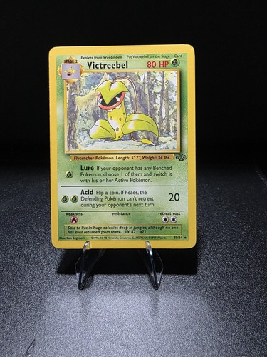 Pokemon Card Victreebel 30/64 Non-Holo Rare Jungle Set WOTC