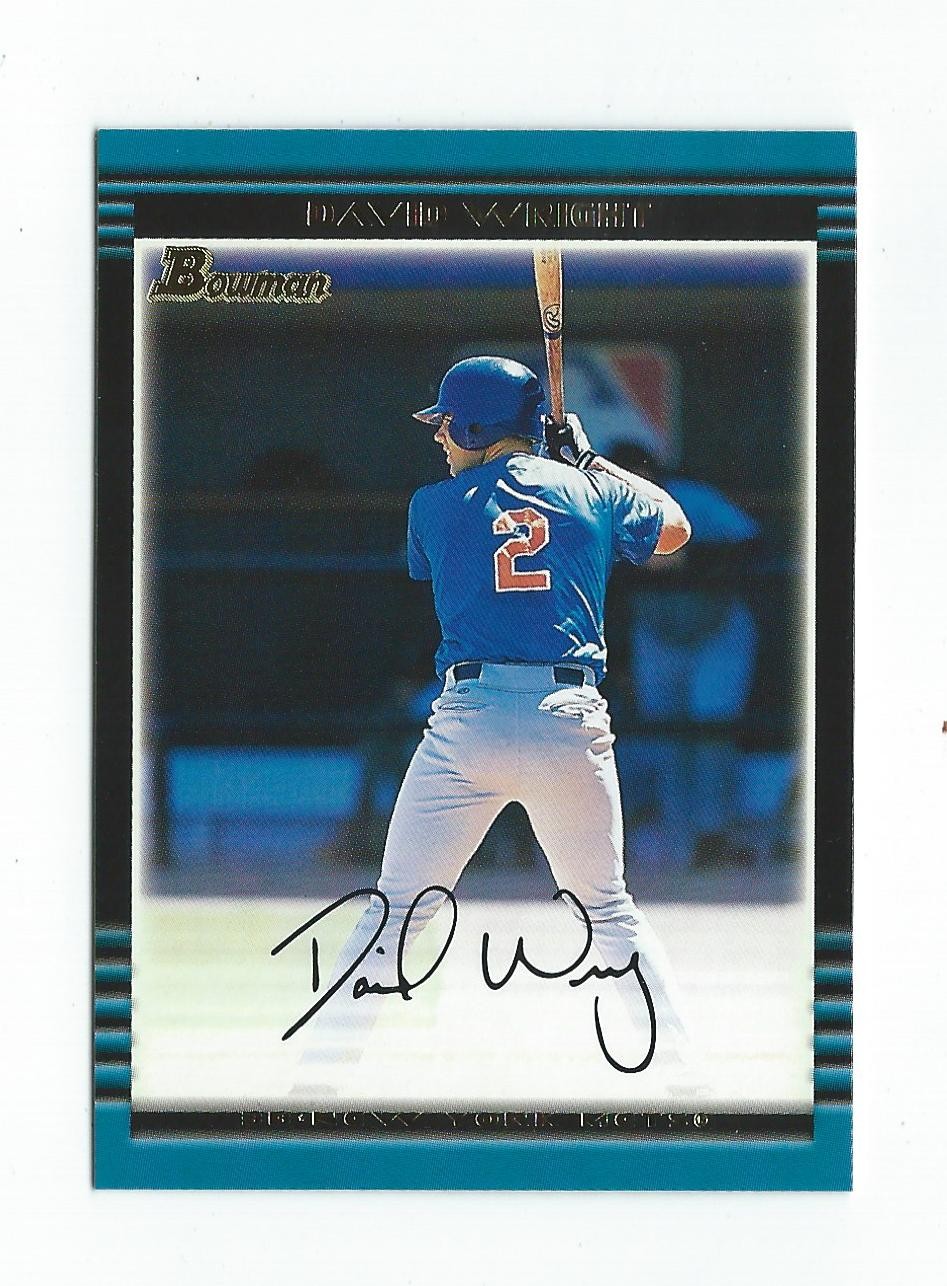 2002 Bowman #381 David Wright RC Rookie Mets