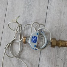 1/2" 3/4" BSP Cold Water Flow Meter Single Jet Semi-dry Dial Protected Rolls