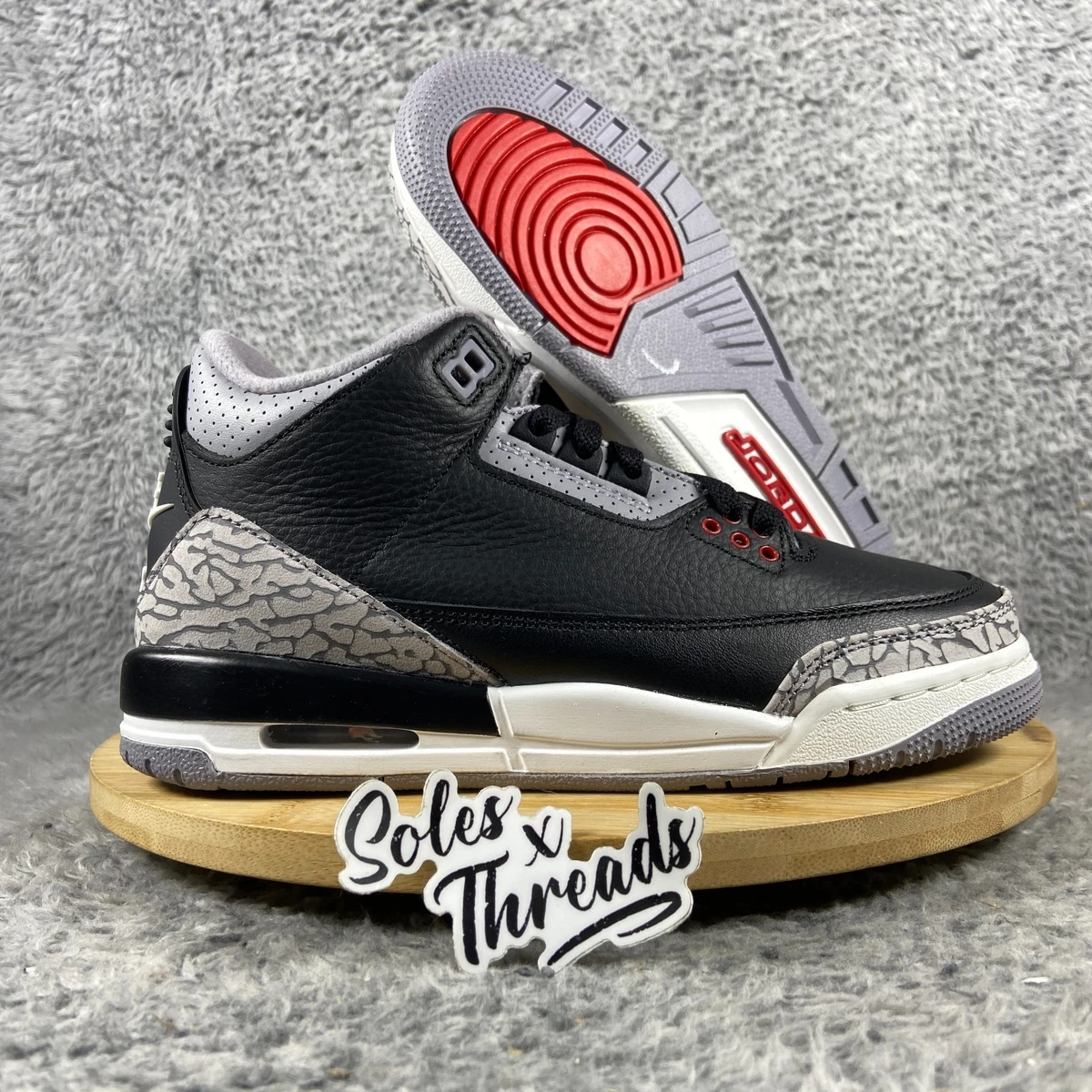 Las mejores ofertas en Jordan 3 Retro GS Black | eBay