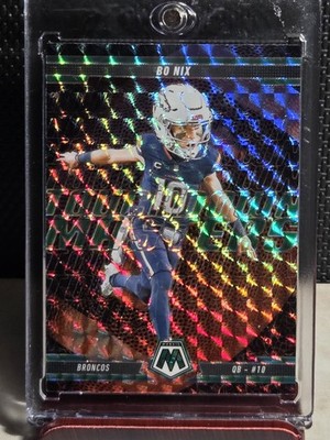 2025 Panini Mosaic - Touchdown Masters Bo Nix #1 Green Mosaic