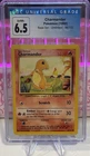 1999 POKEMON BASE SET UNLIMITED CHARMANDER 46/102 COMMON CGC 6.5