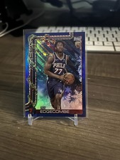 Topps Holiday Rookie Blue Glitter VJ Edgecombe Philadelphia 76ers#H163Basketball