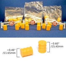 3 1981 Aurora AFX HO Slot Car Stop Police Track Barrels  Barricade from Raceset