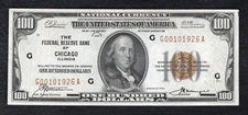 FR. 1890-G 1929 $100 FRBN FEDERAL RESERVE BANK NOTE CHICAGO, IL GEM UNCIRCULATED