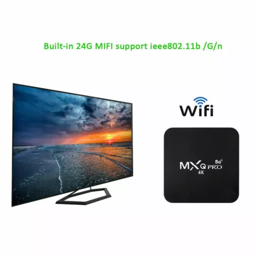 Pro 4K 5G Ultra HD 64Bit Wifi Android 10 Quad Core Smart TV Box Lettore multimediale US - Foto 6 di 9