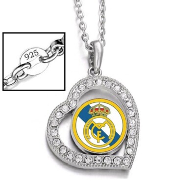 Real Madrid Official Jewelry ネックレス　2005 Real Madrid Futbol Soccer Womens 925 Sterling Silver Link Chain