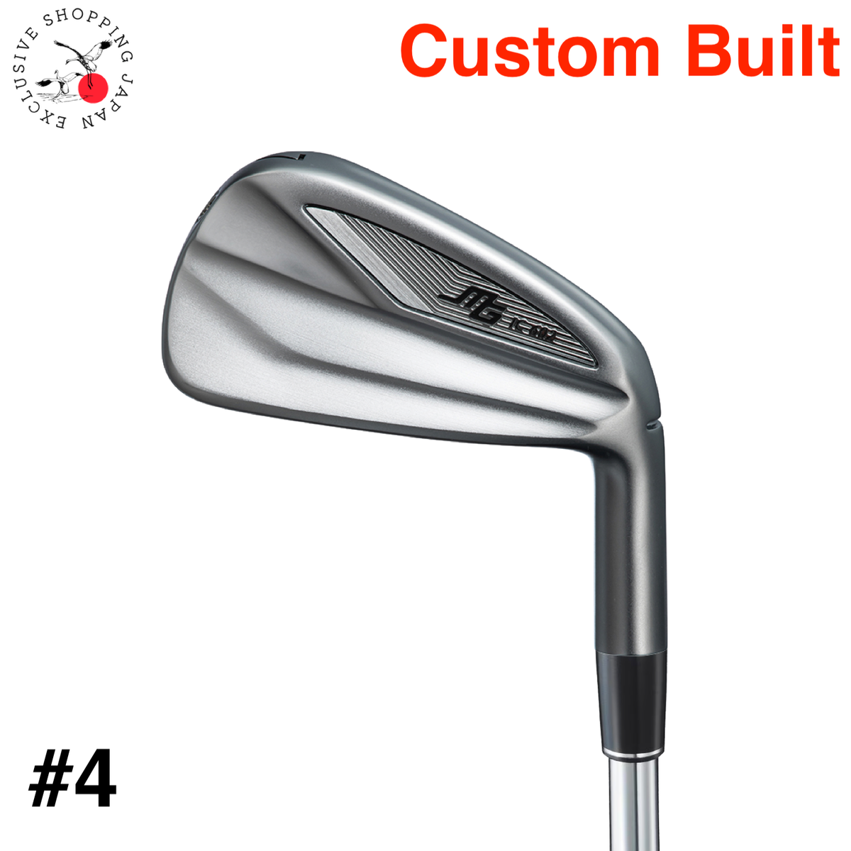 Miura Giken Golf IC-602 Iron Club #4 Custom Built Shaft Grip Head