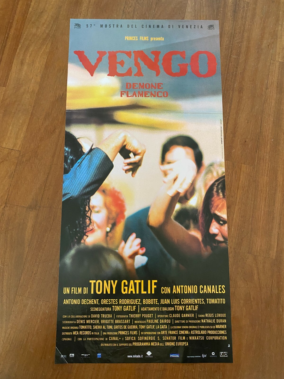 Locandina originale film Vengo - Demone flamenco (2000) - Regia di Tony Gatlif