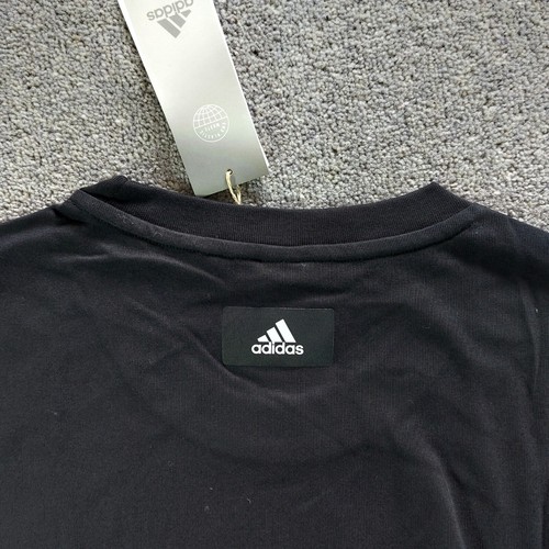 Adidas Future Icons T Shirt Mens Extra Large XL Black Primegreen Recycled Casual - Picture 11 of 15