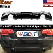 BLK Performance Bumper Rear Diffuser Bodykit for BMW 3-Series 335i E92 Coupe E93