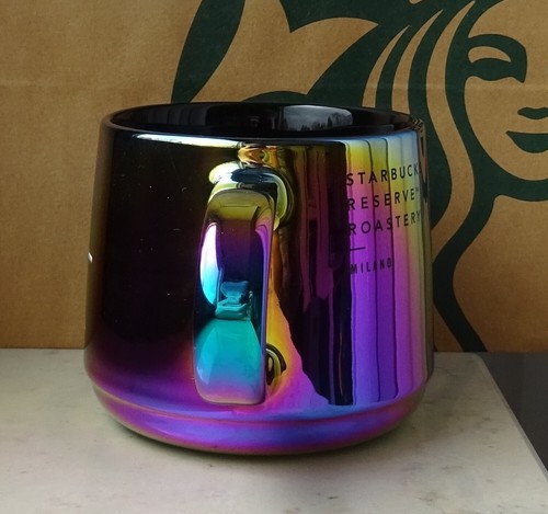 Starbucks Mug Tasse Becher Reserve Roastery Milano Bella Rainbow Logo 12oz NEU - Bild 2 von 2