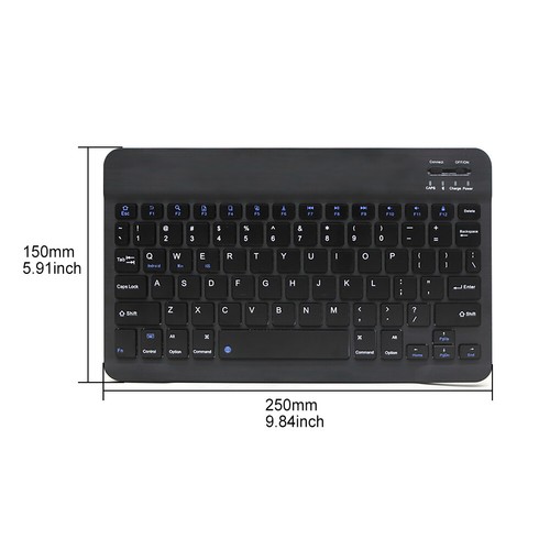 Universal 10" Backlit Wireless Keyboard&Mouse for Apple iPad 9.7"-12.9" Tablet - Picture 17 of 30
