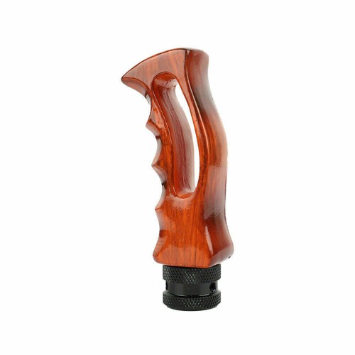 Universal Wood Slotted Pistol Grip Handle Manual Gear Stick Shift Knob Shifter - Bild 8 von 10