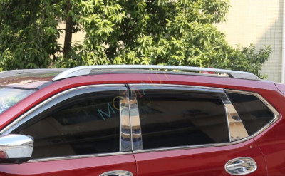 Alloy Top Roof Side Bars Rails Rack Luggage Carrier For Nissan