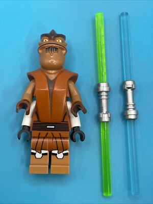 Lego Star Wars Minifigure Jedi General Pong Krell, Lightsabers