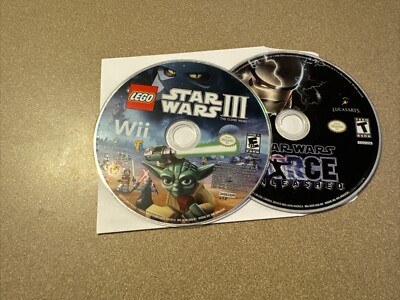 Star Wars: The Force Unleashed  And Lego Star Wars 3  - Nintendo  Wii Game