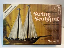 New Vintage Mariner 2 String Art Sculpture KIT by Ship Shop Model 1205 Gold