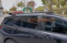 For 2020-2021 2022 Chevrolet Equinox Decorative black Roof Rack Rails Bars Kit Q