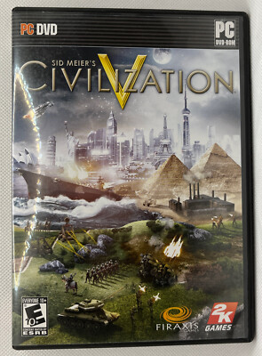 Sid Meier's Civilization V (PC DVD-ROM, 2010 w/ Manual)