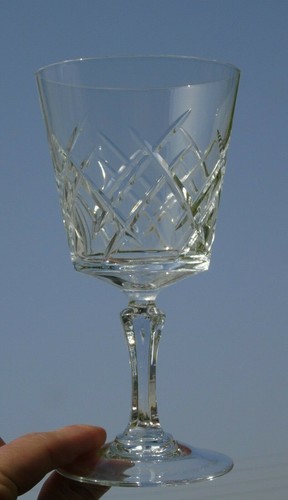 Service de 6 verres à eau en cristal d'Arques, modèle Saumur. Haut. 16 cm - Picture 4 of 5