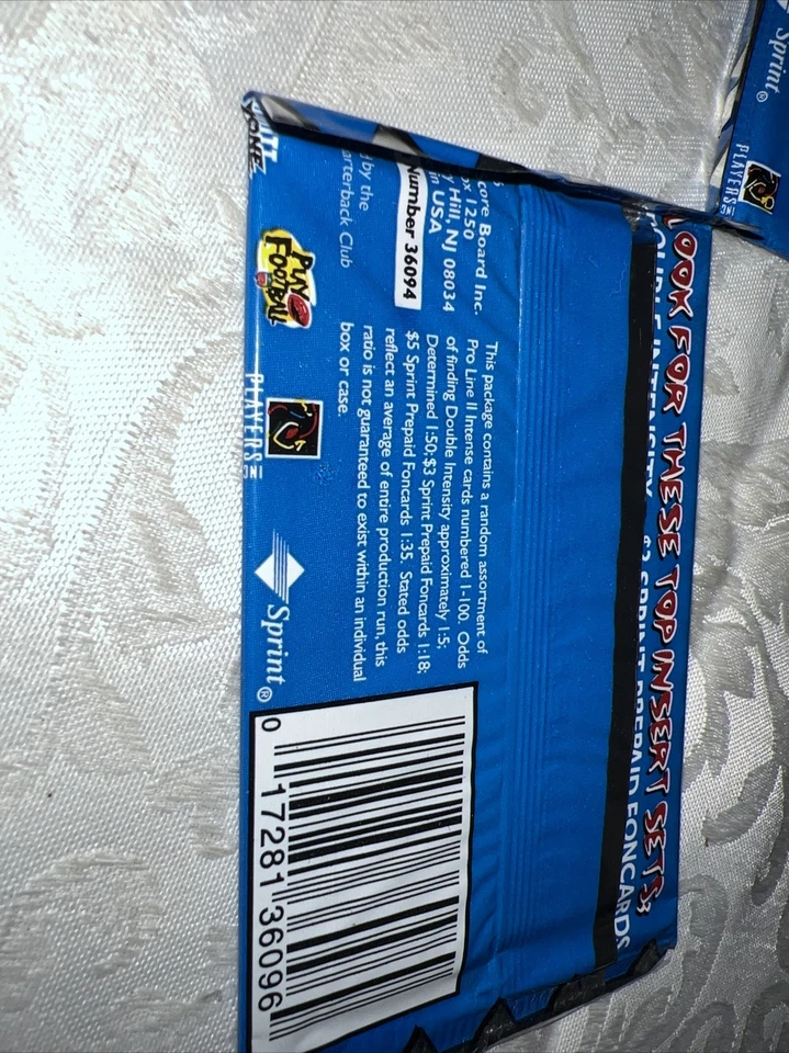 10 1996 Pro Line II Intense Sealed Football Foil Packs FREE Shipping Phone cards - Image 3 of 3