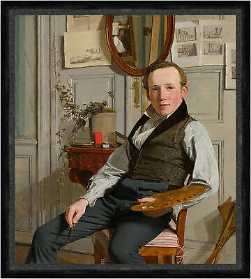 Portrait of the landscape painter Frederik Sodring Dalsgaard Maler Faks_B 01149